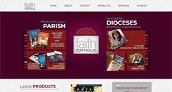 Desktop Screenshot of faithcatholic.com